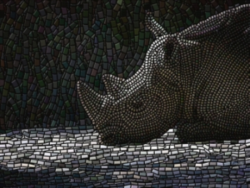'Rhino Ruminations', a fine art giclee