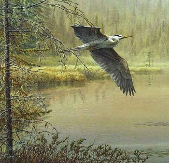 Fluttering Wings Pierre Leduc art print 'Fluttering Wings'