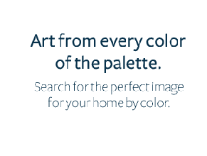 Click to find art prints using the Color Picker