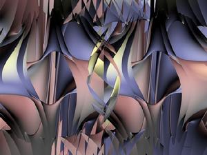 View Stereogram Gallery; giclee print "Inner Secrets #1" by Kinnally