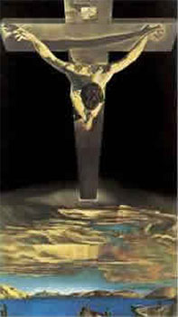 Art print Christ of St John of the Cross by Salvador Dali; a religious painting