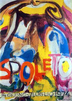 Art print Spoleto-14 Giugno, 1974 by Willem De Kooning; modern art