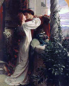 Art print Romeo and Juliet by Sir Francis Bernard Dicksee