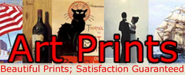 Banner for art prints