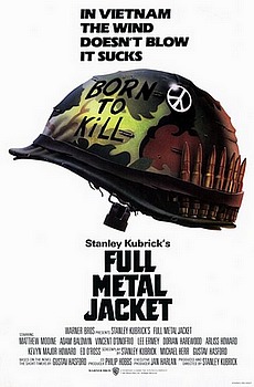 Movie posters, movies, movie poster, framed art, posters, Full Metal Jacket, war movies, war films, born to kill, Stanley Kubrick