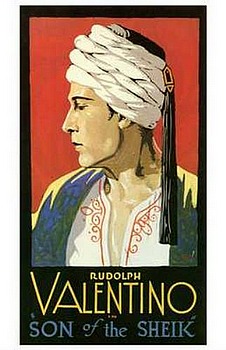 Movie posters, movies, movie poster, framed art, posters, The Son of the Sheik, romance movies, romance films, Rudolph Valentino