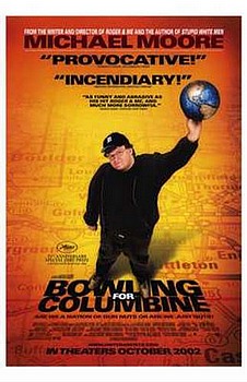 Movie posters, movies, movie poster, framed art, posters, Bowling for Columbine, documentary moveis, documentary films, documentaries.