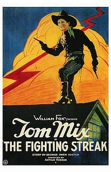 Movie posters, movies, movie poster, framed art, posters, The Fighting Streak, western movies, western films, westerns, Tom Mix