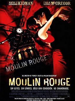 Movie posters, movies, movie poster, framed art, posters, Moulin Rouge, Music films, music movies, musicals, Nicole Kidman, Ewan McGregor